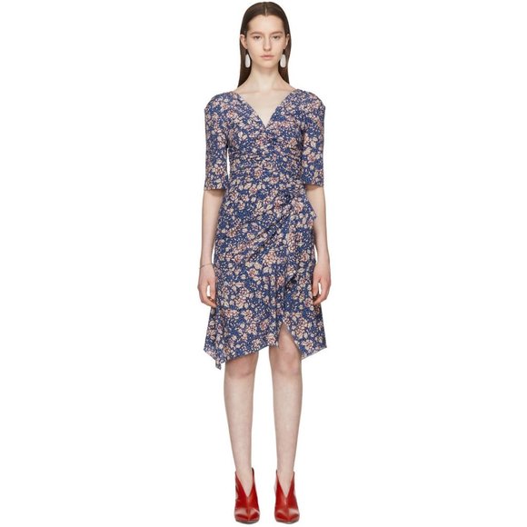 Isabel Marant Dresses & Skirts - Isabel Marant Silk Floral Brodie Dress